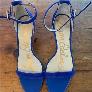 Sam Edelman royal blue heels